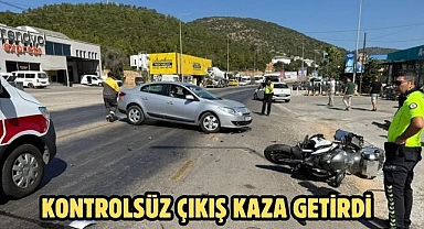 Kontrolsüz Çıkış Kaza Getirdi