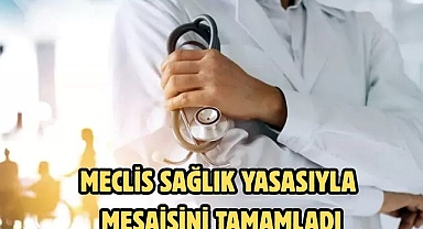 MECLİS SAĞLIK YASASIYLA MESAİSİNİ TAMAMLADI