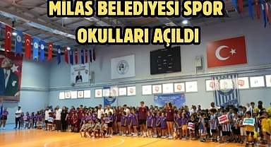 MİLAS BELEDİYESİ SPOR OKULLARI AÇILDI