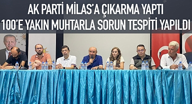 MİLAS’TA MUHTARLAR BULUŞMASI: 100’E YAKIN MAHALLE TEMSİLCİSİ SORUNLARINI AKTARDI