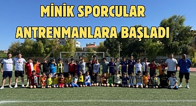 MİNİK SPORCULAR ANTRENMANLARA BAŞLADI