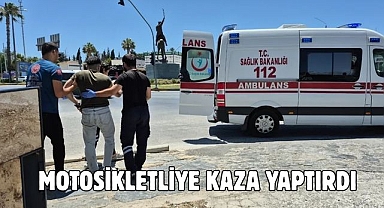Motosikletliye Kaza Yaptırdı