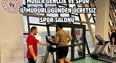 Muğla Gençlik ve Spor İl Müdürlüğünden Ücretsiz Spor Salonu
