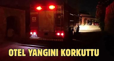 Otel yangını korkuttu