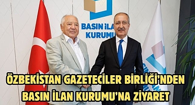 Özbekistan Gazeteciler Birliği’nden Basın İlan Kurumu’na ziyaret