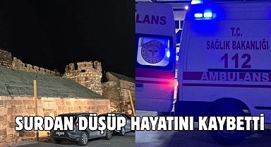 Surdan düşüp hayatını kaybetti
