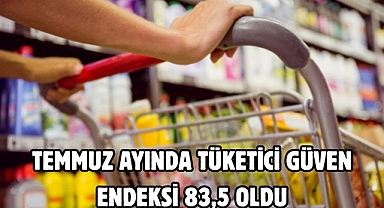 Temmuz Ayında Tüketici Güven Endeksi 83,5 oldu