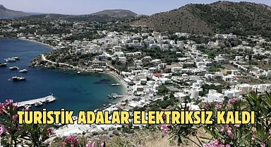 Turistik adalar elektriksiz kaldı