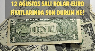 12 AĞUSTOS SALI DOLAR-EURO FİYATLARINDA SON DURUM NE?