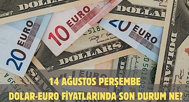 14 AĞUSTOS PERŞEMBE DOLAR-EURO FİYATLARINDA SON DURUM NE?