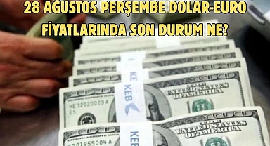 28 AĞUSTOS PERŞEMBE DOLAR-EURO FİYATLARINDA SON DURUM NE?
