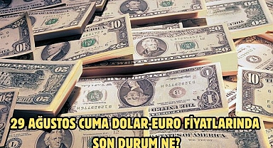 29 AĞUSTOS CUMA DOLAR-EURO FİYATLARINDA SON DURUM NE?