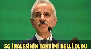 5G İHALESİNİN TAKVİMİ BELLİ OLDU