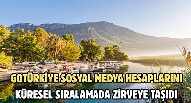 GoTürkiye sosyal medya hesaplarını küresel sıralamada zirveye taşıdı