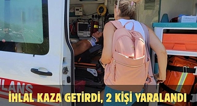 İhlal Kaza Getirdi, 2 Kişi Yaralandı