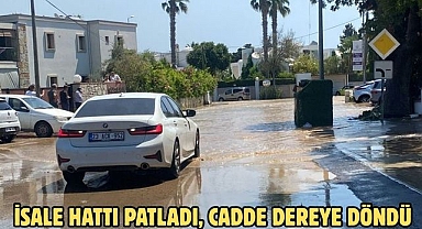 İsale Hattı Patladı, Cadde Dereye Döndü