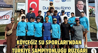 KÖYCEĞİZ SU SPORLARI’NDAN TÜRKİYE ŞAMPİYONLUĞU RÜZGARI