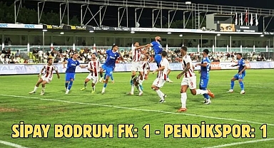 Sipay Bodrum FK: 1 - Pendikspor: 1