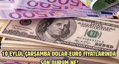 10 EYLÜL ÇARŞAMBA DOLAR-EURO FİYATLARINDA SON DURUM NE?