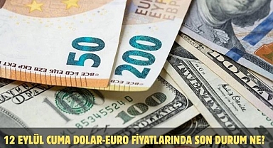 12 EYLÜL CUMA DOLAR-EURO FİYATLARINDA SON DURUM NE?