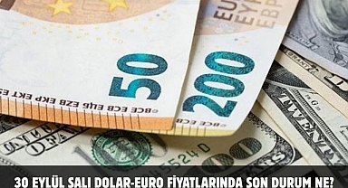 30 EYLÜL SALI DOLAR-EURO FİYATLARINDA SON DURUM NE?