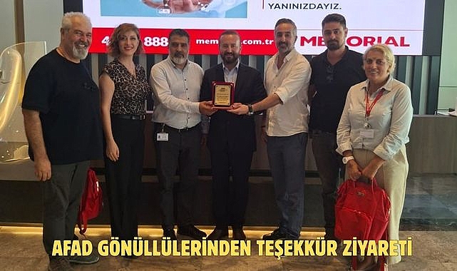 AFAD Gönüllülerinden Teşekkür Ziyareti