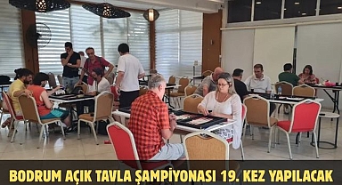 Bodrum Açık Tavla Şampiyonası 19. Kez Yapılacak