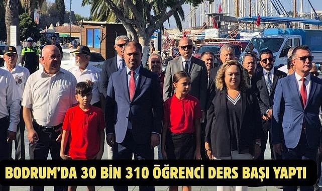 Bodrum’da 30 Bin 310 öğrenci Ders Başı Yaptı