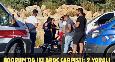 Bodrum’da İki Araç Çarpıştı: 2 Yaralı