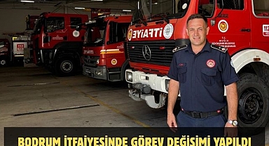 Bodrum İtfaiyesinde Görev Değişimi Yapıldı