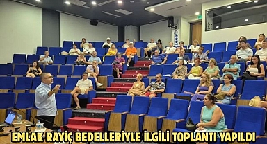 Emlak Rayiç Bedelleriyle İlgili Toplantı Yapıldı