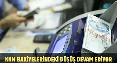 KKM bakiyelerindeki düşüş devam ediyor
