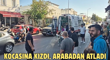 KOCASINA KIZDI, ARABADAN ATLADI
