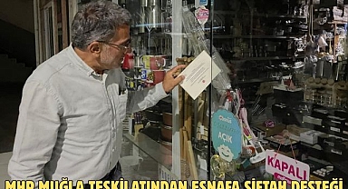 MHP Muğla Teşkilatından Esnafa Siftah Desteği