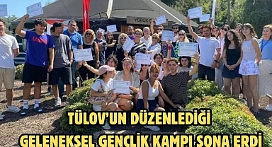 TÜLOV’un düzenlediği Geleneksel Gençlik Kampı sona erdi