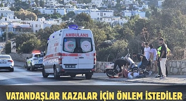 Vatandaşlar Kazalar için Önlem İstediler