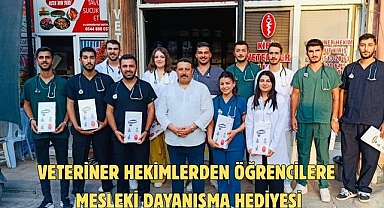 Veteriner Hekimlerden Öğrencilere Mesleki Dayanışma Hediyesi