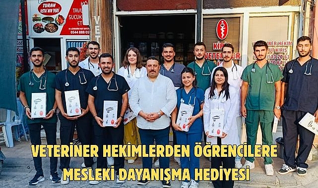 Veteriner Hekimlerden Öğrencilere Mesleki Dayanışma Hediyesi