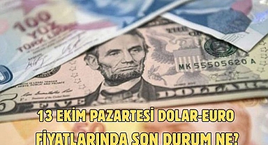 13 EKİM PAZARTESİ DOLAR-EURO FİYATLARINDA SON DURUM NE?