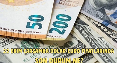 22 EKİM ÇARŞAMBA DOLAR-EURO FİYATLARINDA SON DURUM NE?