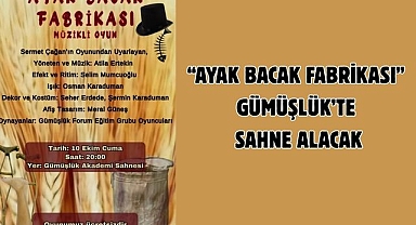 “Ayak Bacak Fabrikası” Gümüşlük’te sahne alacak