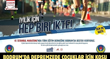 Bodrum’da Depremzede Çocuklar İçin Koşu