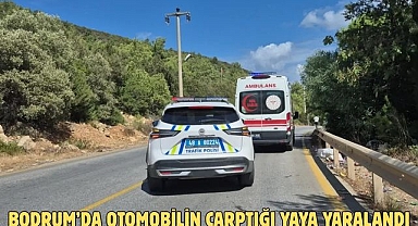 Bodrum’da Otomobilin Çarptığı Yaya Yaralandı