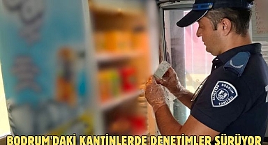 Bodrum'daki kantinlerde denetimler sürüyor