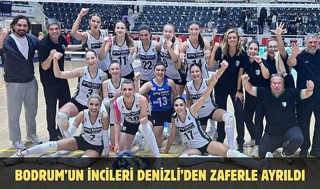 Bodrum’un İncileri Denizli’den Zaferle Ayrıldı