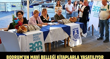 Bodrum’un mavi belleği kitaplarla yaşatılıyor