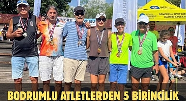 Bodrumlu atletlerden 5 birincilik