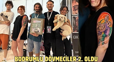 Bodrumlu Dövmeciler 2. Oldu