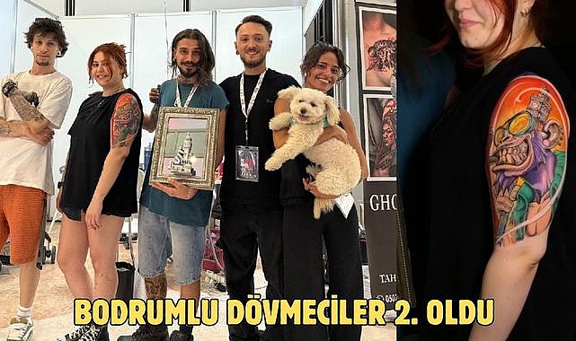 Bodrumlu Dövmeciler 2. Oldu