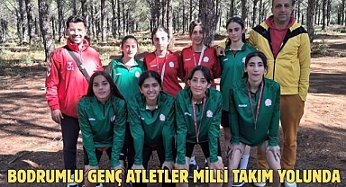 Bodrumlu Genç Atletler Milli Takım Yolunda
